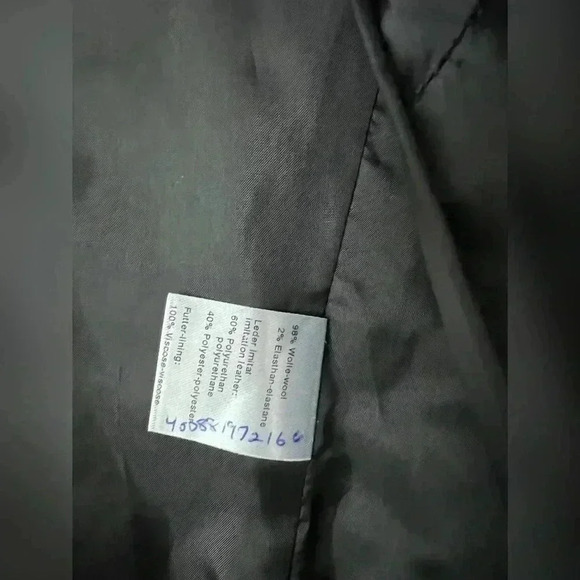 Akris Punto Grey Double Breasted Wool Blazer $1028 Like New Size 12 - Picture 3 of 6
